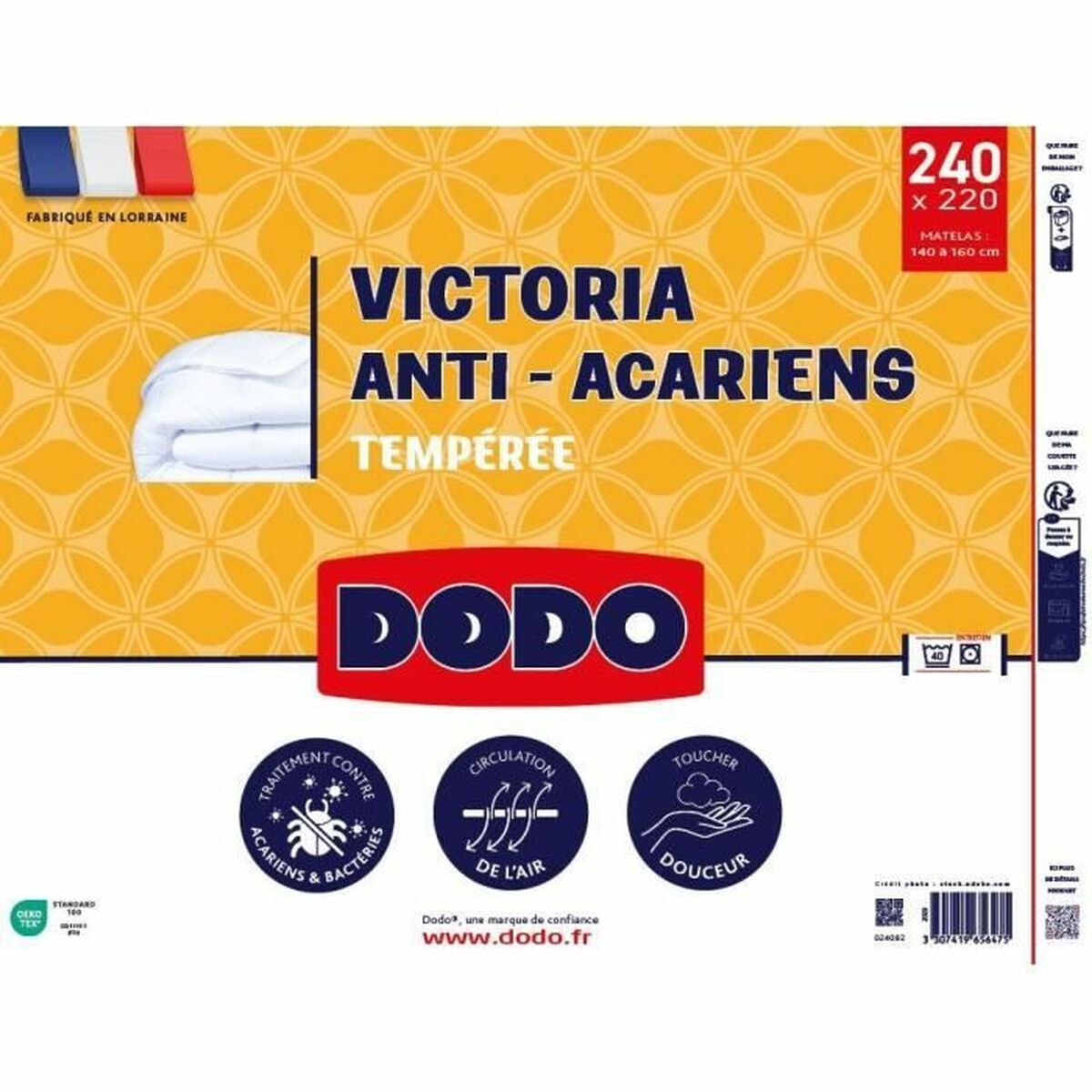 Kołdra DODO Victoria Biały 220 x 240 cm